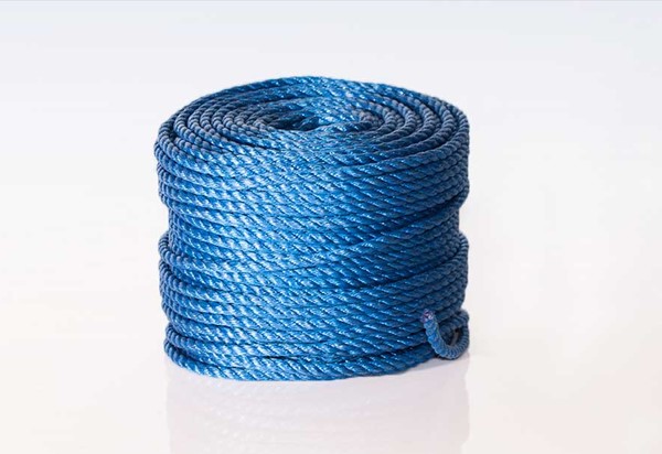 Polyreb Polyreb 3-slået ISO1346 blå 16 mm x 110 m | Roliba A/S